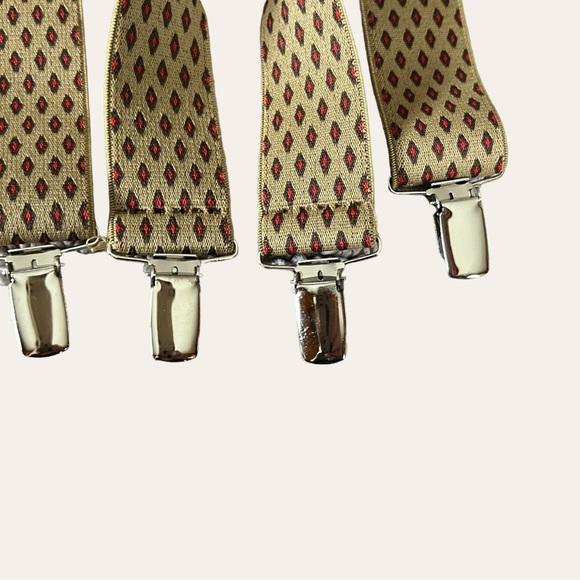 Old Timely Suspenders with Silver Clips - Picture 7 of 7